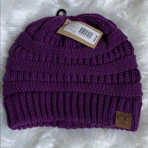 Purple C.C. Beanie